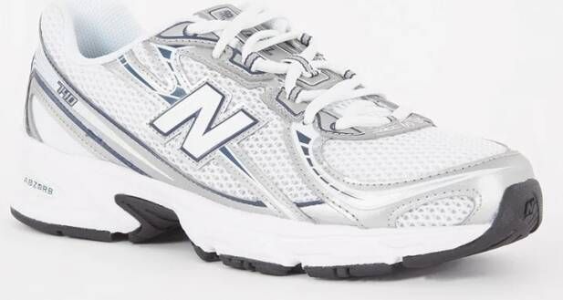 New Balance 740 sneaker van mesh met metallic finish