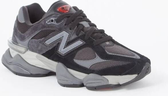 New Balance 9060 sneaker met mesh en suède details