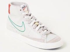 Nike Blazer Mid 77 sneaker van leer met suède details