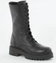 NIKKIE Dewie biker boot van leer - Thumbnail 1