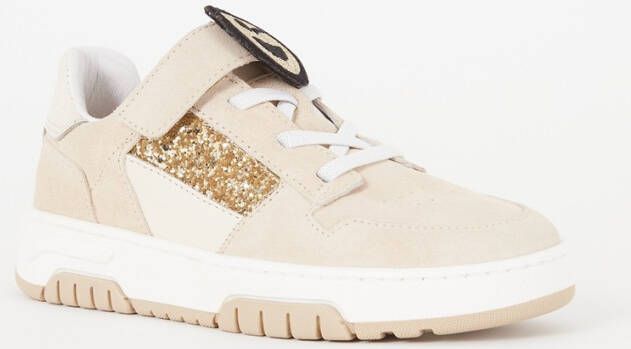 Nubikk Basket Court JR sneaker van leer met suède details