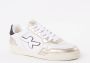 Nubikk Witte Leren Sneakers met Metallic Details Wit Dames - Thumbnail 3