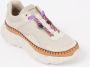 Bruin Tinten Ross Riviera Lage sneakers Leren Sneaker Dames Beige - Thumbnail 3