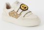 Nubikk leren sneakers wit goud glitter Meisjes Leer Meerkleurig 28 - Thumbnail 3