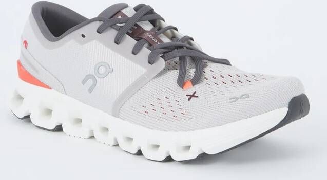 On Cloud X 4 sneaker met gebreid bovenwerk