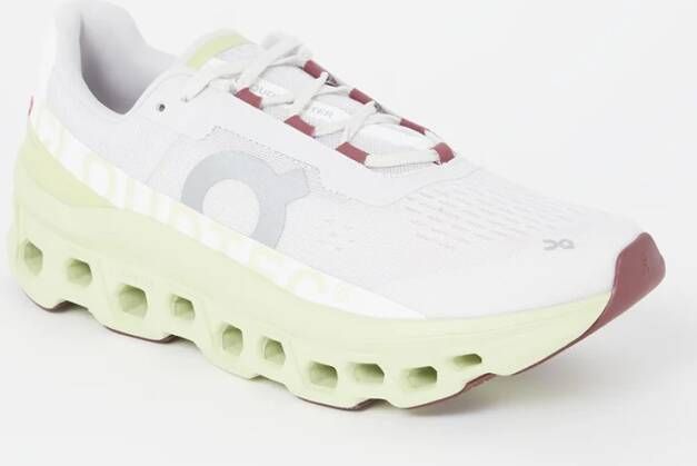 On Cloudm ster sneaker met mesh details