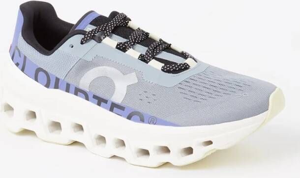 On Cloudm ster sneaker met mesh details