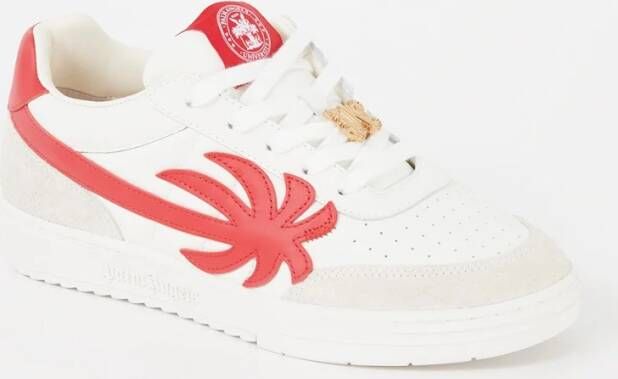 Palm Angels Palm Beach University sneaker van leer met suède details