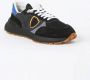 Philippe Model Sportieve Lage Sneaker in Zwart en Oranje Black Heren - Thumbnail 2