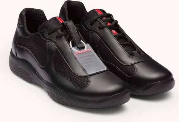 Prada America's Cup original sneaker met leren details