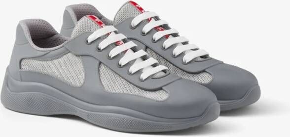 Prada America's Cup sneaker met mesh details