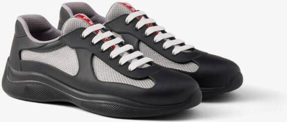 Prada America's Cup sneaker met mesh details