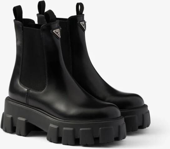 Prada Monolith chelsea boot van leer