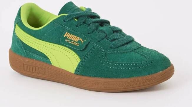 Puma Palermo Ps sneaker van suède met leren details