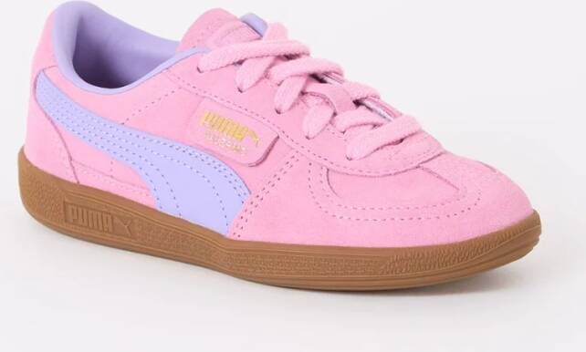 Puma Palermo Ps sneaker van suède met leren details