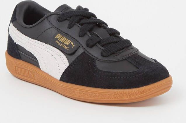 Puma Palermo sneaker van leer met suède details