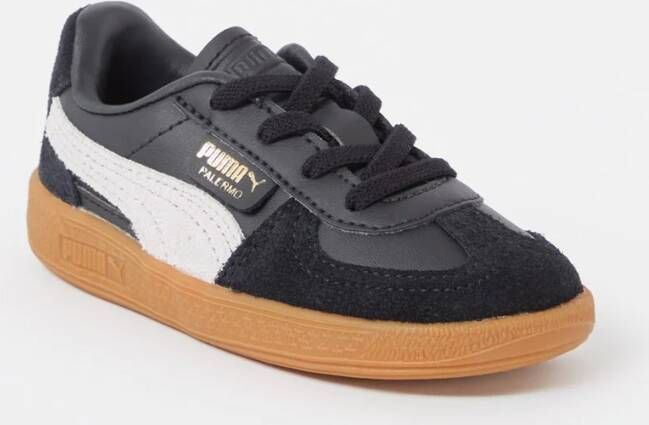 Puma Palermo sneaker van leer met suède details