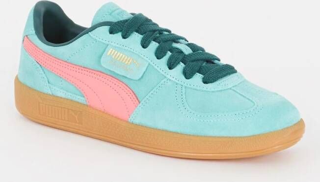 Puma Palermo sneaker van suède met leren details