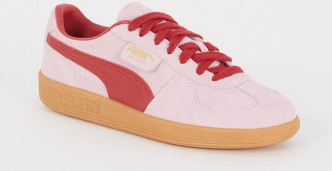 Puma Palermo sneaker van suède met leren details