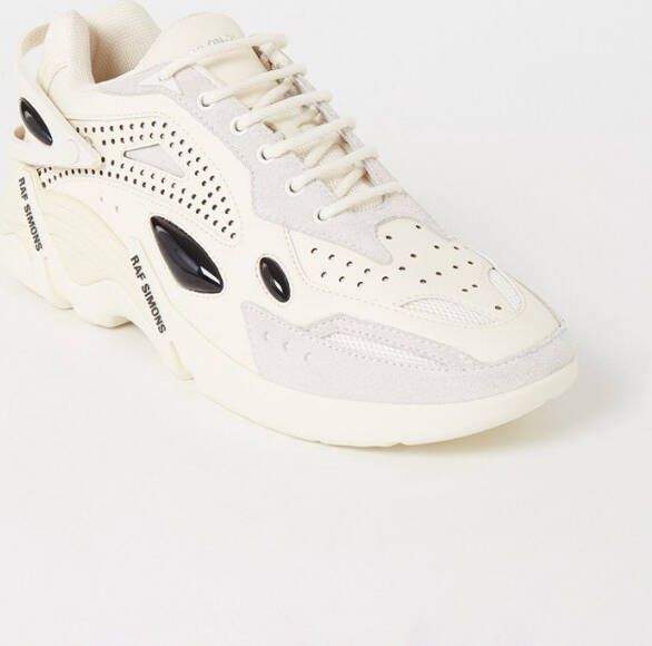 Raf Simons Cylon 21 sneaker met suède en mesh details