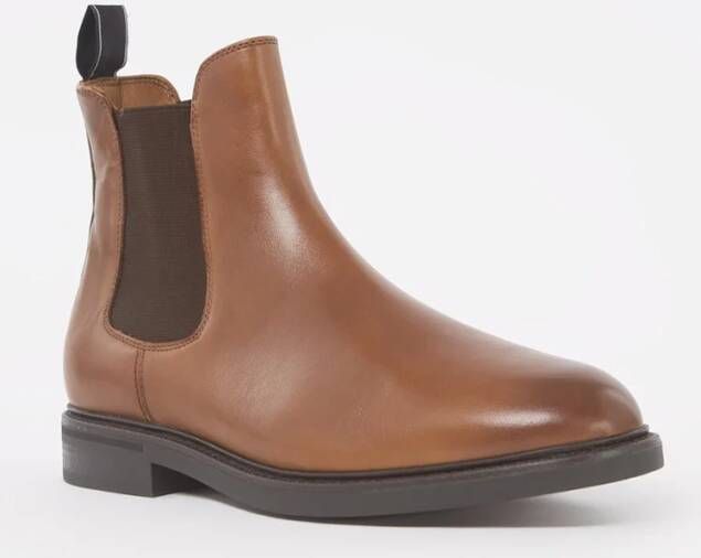 Ralph Lauren Asher chelsea boot van leer