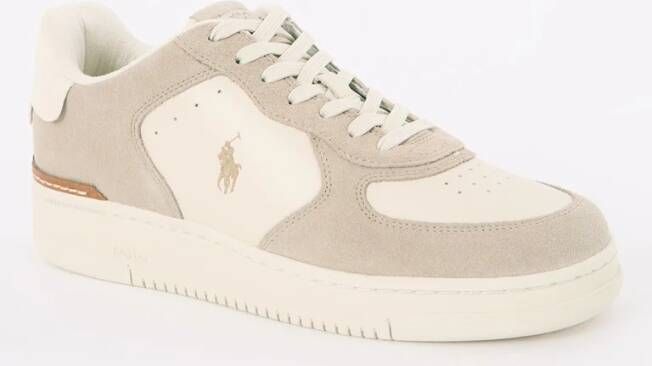 Ralph Lauren Master Court sneaker met leren details