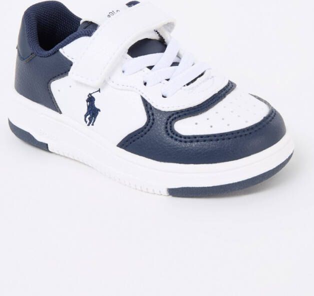 Ralph Lauren Master Court sneaker met logoborduring