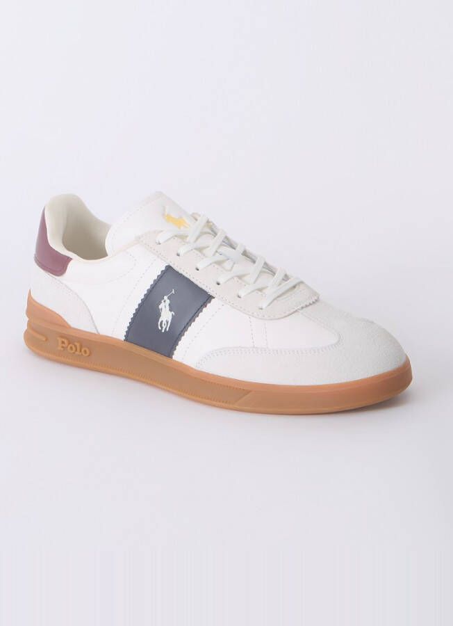 Ralph Lauren Sneaker van leer met logo