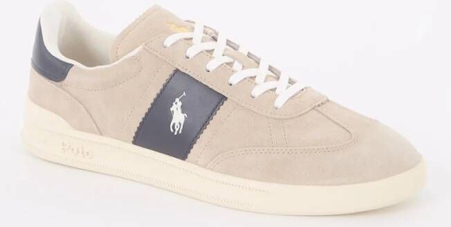 Ralph Lauren Sneaker van suède met logo