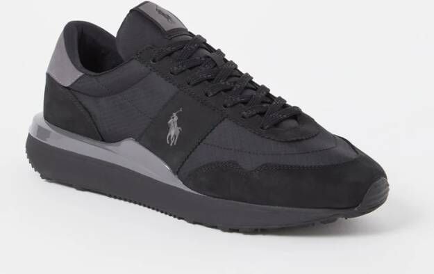 Polo Ralph Lauren Leren sneakers met logodetail model 'TRAIN'