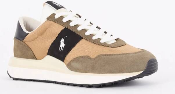 Ralph Lauren Train 89 sneaker met suède en leren details