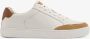 REISS Ashley sneaker van leer met details van suède - Thumbnail 1