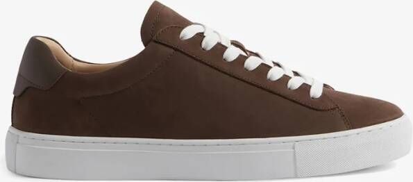 REISS Finley sneaker van leer