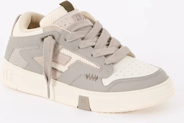 Represent Reptor 2 sneaker van leer met mesh details