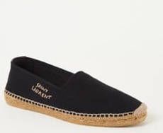 Saint Laurent Signature espadrille van canvas