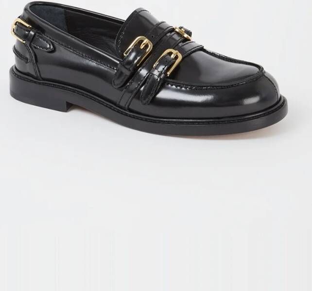 Sandro Hill loafer van leer