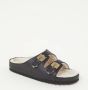 Scholl Slippers gevoerd en van leer - Thumbnail 2