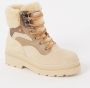 Outdoor FAshion bruin Tinten Outdoor FAshion gorpcore bruin Tinten Aubri Mid Veter Veterboots Laarzen Met Veters Dames Beige - Thumbnail 5