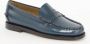 Sebago Blauwe Leren Platte Schoenen Blue Dames - Thumbnail 2