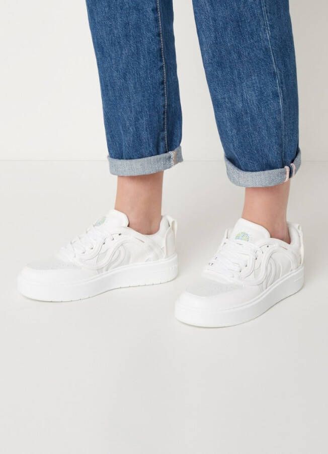 Stella Mccartney S-Wave 1 sneaker van vegan leer met suède details