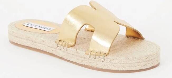 Steve Madden Cheer Up slipper met leren details