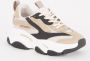 Steve Madden JPossession chunky sneakers wit beige zwart - Thumbnail 1