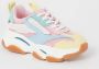 Steve Madden JPossession chunky sneakers pastel multi Meisjes Textiel Meerkleurig 32 - Thumbnail 4