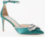 Steve Madden Lumiere sandalette van satijn met strass - Thumbnail 1