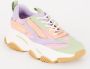 Steve Madden Possession-E chunky sneakers roze lila groen - Thumbnail 3