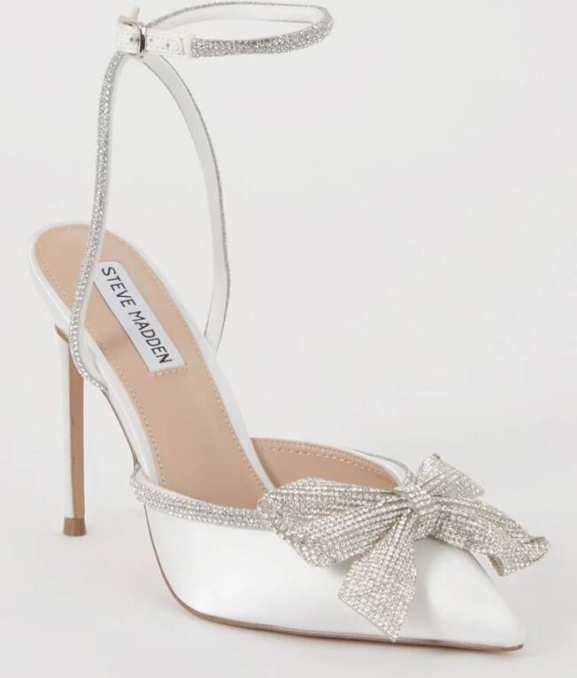 Steve Madden Vamonos pump van satijn met strass