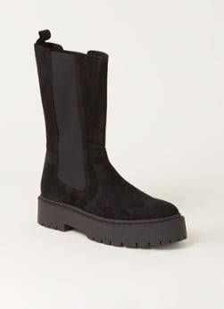 Steve Madden Vivianne chelsea boot van suède