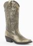 Steve Madden Wishley cowboylaar van leer met metallic finish - Thumbnail 1