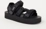 Suicoke Zwarte Synthetische Sandalen met EVA Voetbed Black Heren - Thumbnail 2