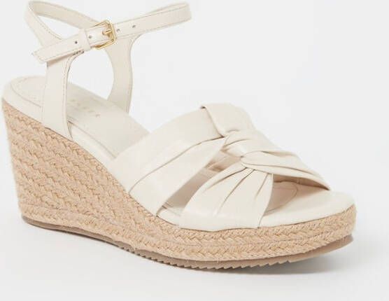 Ted Baker Sandalen Carda Knotted Wedge Espadrille Sandal in beige